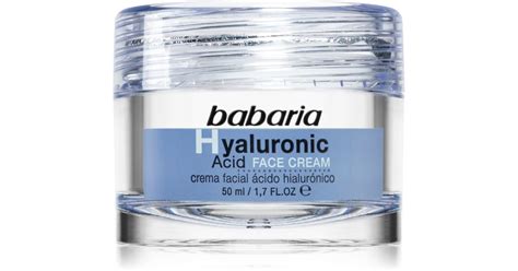 Babaria Hyaluronic Acid crème hydratante visage notino fr