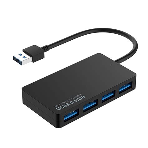 Mini Usb Hub Extensions 4 Port Usb 3 0 Hub Expander Usb Adapter Station Ultra Slim Portable Data