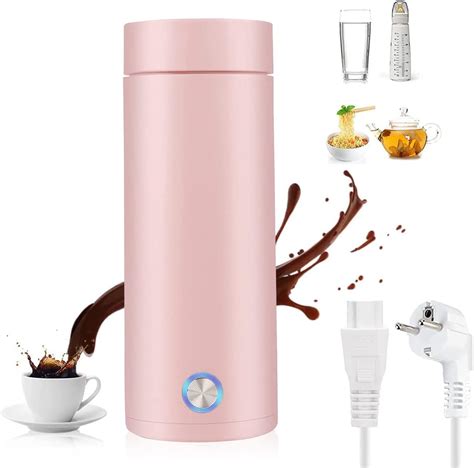 HASTHIP Electric Kettle For Travel 0 4 Litre Portable Electric Water Bottle For Hot Water Kettle