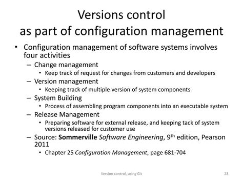 Ppt Version Control Powerpoint Presentation Free Download Id2908432