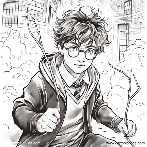 Coloriage De Harry Potter