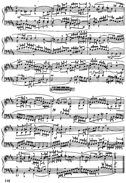 Бах Хорошо темперированный клавир (ред. Муджеллини) си мажор (том 1 ...