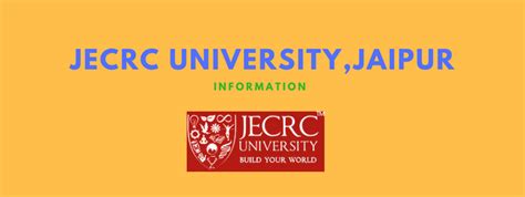 jecrc university logo