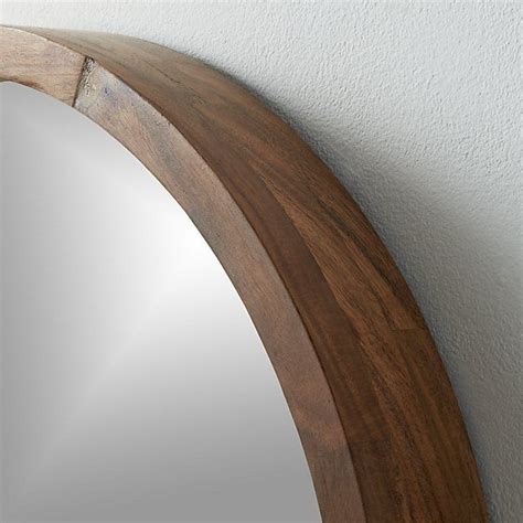 Shop Acacia Wood 24 Wall Mirror Solid Sustainable Acacia Wood Comes