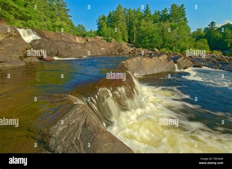 The North Branch Of The Muskoka River At Wilsons Falls Muskoka