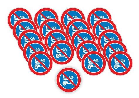 Scootmobiel Parkeren Niet Toegestaan Set Stickers Bol