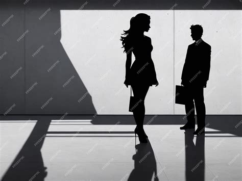 Premium AI Image | office silhouette silhouette business meeting silhouette