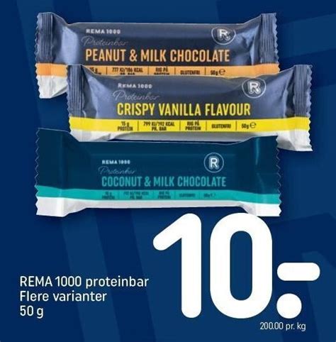 Proteinbar Tilbud Hos Rema