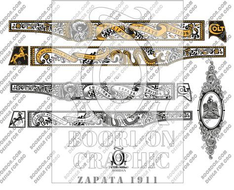 Emiliano Zapata Tribute Colt 1911 Design - Bohdan Petrushko