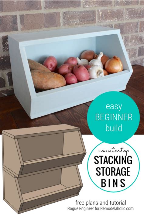 Diy Wooden Boxes And Bins To Get Your Home Organized Artofit