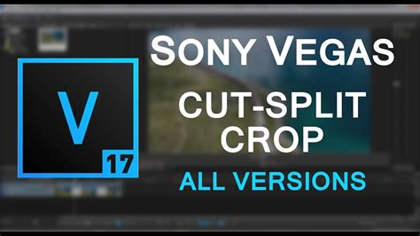 How To CUT SPLIT CROP A Video SONY VEGAS 2021 Tutorial YouTube