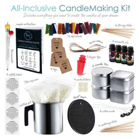 Complete Premium DIY Candle Making Craft Kit For Adults And Etsy