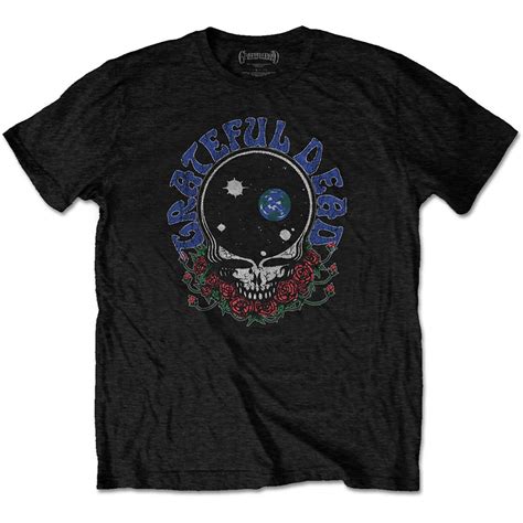 Grateful Dead Space Your Face And Logo Slim Fit T Shirt 416989