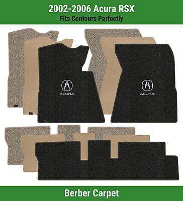 Lloyd Berber Front Rear Carpet Mats For 02 06 Acura RSX W Acura A