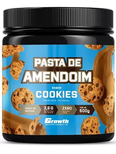 Pasta De Amendoim Sabor Cookies G Growth Supplements Mercadolivre