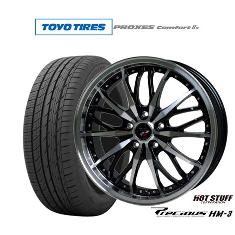 HOT STUFF サマータイヤ ホイール 本セット ホットスタッフ プレシャス HM トーヨータイヤ プロクセス PROXES