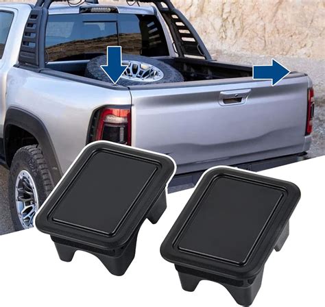 Bed Rail Stake Pocket Covers Compatible With Dodge Ram 2019 2020 2021 2022 2023 Rear