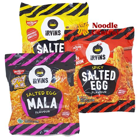 Jual Irvins Nissin Salted Egg Noodles Mie Instant Shopee Indonesia