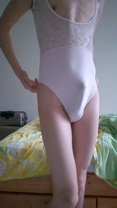 Slim Twink Femboy Cumming Masturbating Tight Pink Leotard Singaporean Gay Porn XHamster