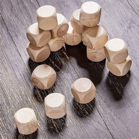 Wooden Dice - Etsy