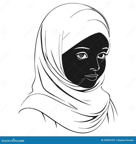 Hijabi Muslim Girl Silhouette Design Is Perfect For Hijab Brands On
