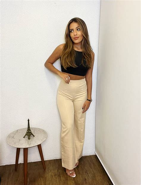CALÇA ALFAIATARIA NUDE Garagem Chic