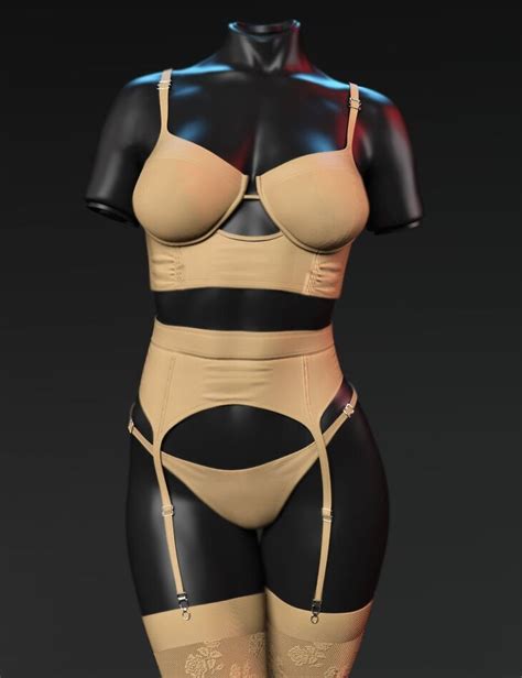 X Fashion Natasia Lingerie For Genesis 9 Free High Quality Models AssetsFree
