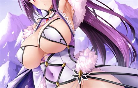 Обои girl sexy lingerie bra cleavage panties thighhighs long hair на телефон и рабочий