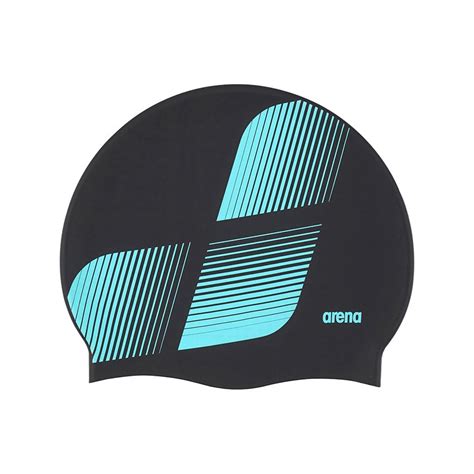 ARENA SWIMCAP SILICONE ASS 2601 BKGN FREE MG Sports Music
