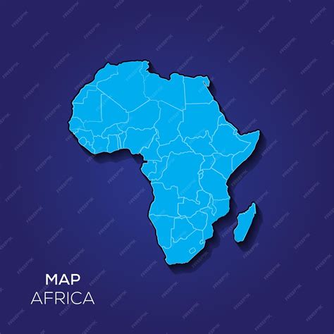 Premium Vector Vector Africa Map Logo Design Template