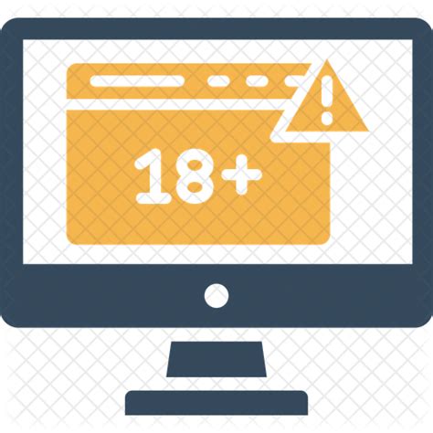 Restricted Age Icon Download In Dualtone Style