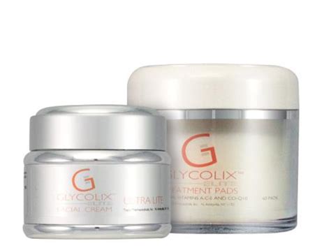 Glycolix Elite Treatment Pads Facial Cream Ultra Lite Duo