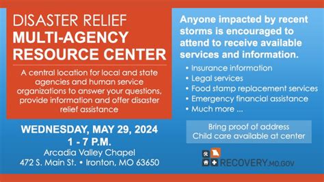 Disaster Relief Multi Agency Resource Center