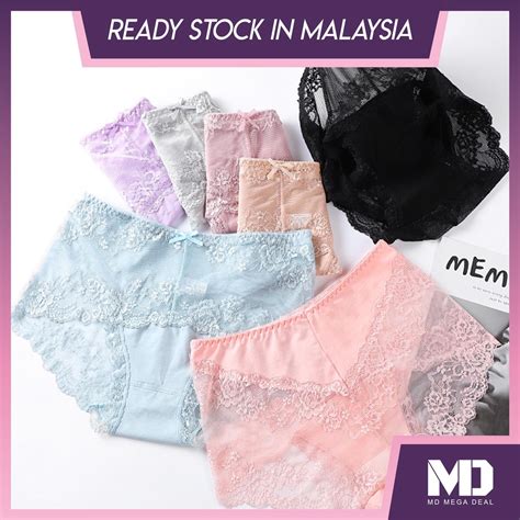 Mega Dealhollow Out Lace Panties Women Sexy Lingerie High Waist Underwear Material Comfortable