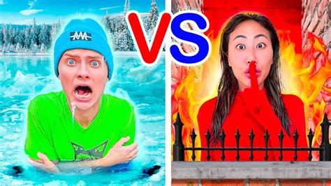 EXTREME HOT VS COLD HIDE SEEK CHALLENGE YouTube