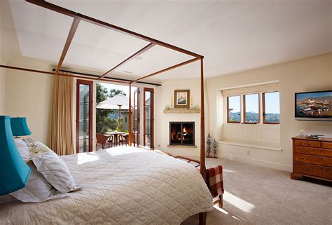 Hope Ranch Spanish Style Custom Home Master Bedroom Mediterranean Bedroom Santa Barbara