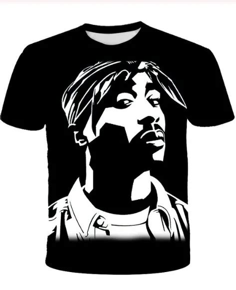 Rock Rapper 2pac T Shirt 3D Printing Tupac Amaru Shakur Hip Hop