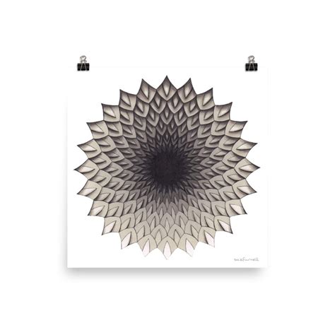 Black Hole Optical Illusion Poster – Baz Furnell