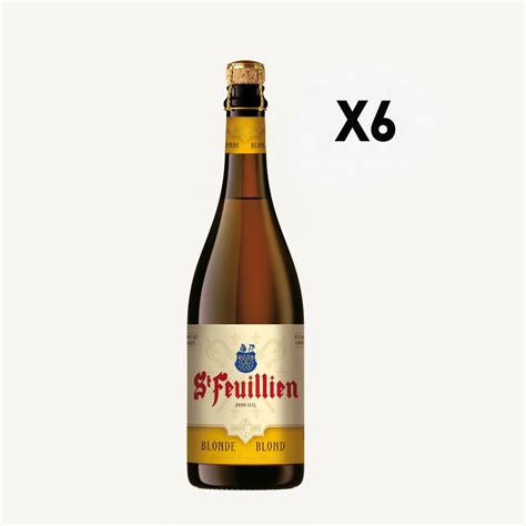St Feuillien Blonde 6 X 75 Cl Brasserie St Feuillien