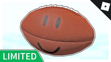 LIMITED 1 DAY ONLY THIS 400 ROBUX XXL FOOTBALL HEAD WILL GO LIMITED