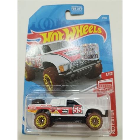 Hot Wheels Red Edition Toyota Off Road Truck Shopee Brasil