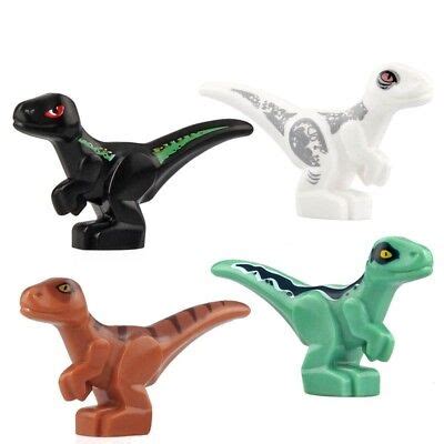 4Pcs/Set Mini Dinosaur Carnotaurus Minifigure Jurassic World Figure ...