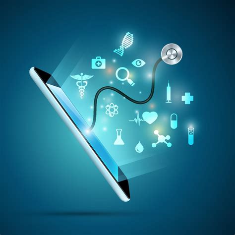 eHealth mobile application 10550599 Vector Art at Vecteezy