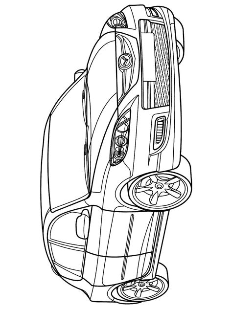 Раскраска Мазда - HD фотoграфии