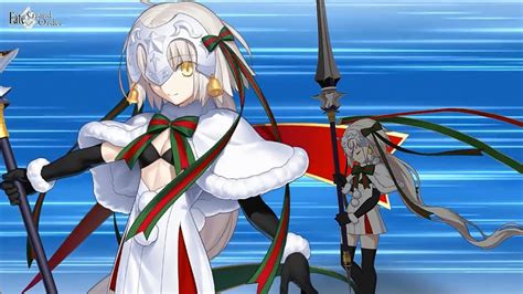 FGO SR Lancer Jeanne D Arc Alter Santa Lily Noble Phantasm Animation