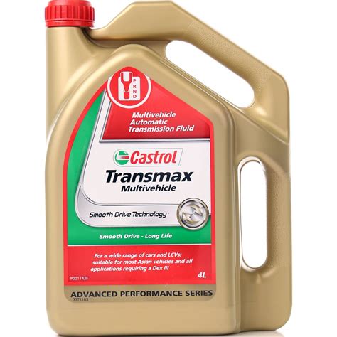 Castrol Transmax Multivehicle Auto Trans Fluid 4l 3371183 Castrol