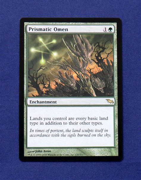 Prismatic Omen Regular From Shadowmoor Shm Mtg Proxy Magic Cardplus