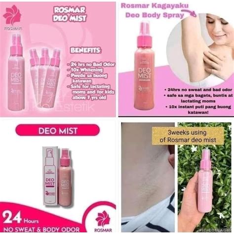 Rosmar Kagayaku Deo Mist Shopee Philippines