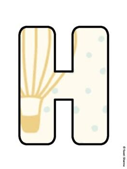 Oh The Places I Ll Go Hot Air Balloons Bulletin Board Letters By Swati Sharma