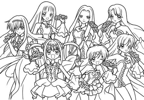 Mermaid Melody Pichi Pichi Pitch 53696 Dibujos Animados Dibujos Para Colorear E Imprimir